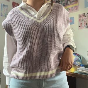 Purple Sweater Vest